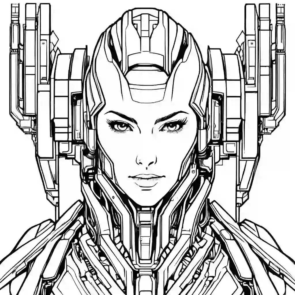 Cybernetic Enhancements coloring pages
